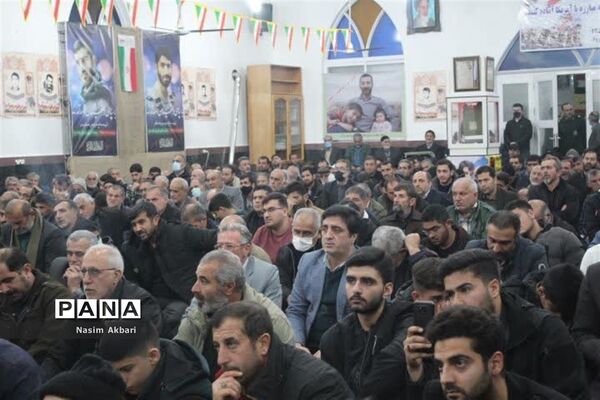 پنجمین سالگرد شهید محمد معافی در شهرستان میاندورود