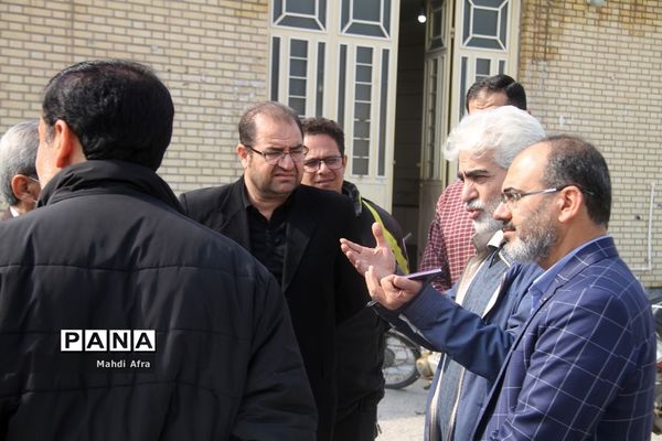 بازدید مشاور معاون وزیر آموزش و پرورش از  پروژه‌های  شهید‌سلیمانی در شهرستان بهبهان