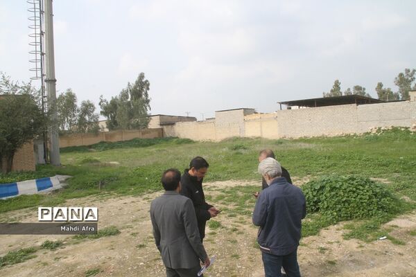 بازدید مشاور معاون وزیر آموزش و پرورش از  پروژه‌های  شهید‌سلیمانی در شهرستان بهبهان