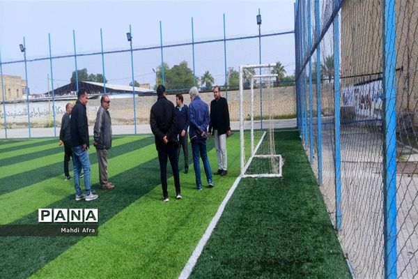 بازدید مشاور معاون وزیر آموزش و پرورش از  پروژه‌های  شهید‌سلیمانی در شهرستان بهبهان