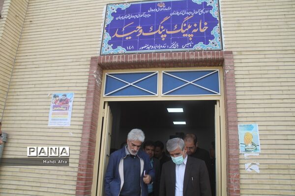بازدید مشاور معاون وزیر آموزش و پرورش از  پروژه‌های  شهید‌سلیمانی در شهرستان بهبهان