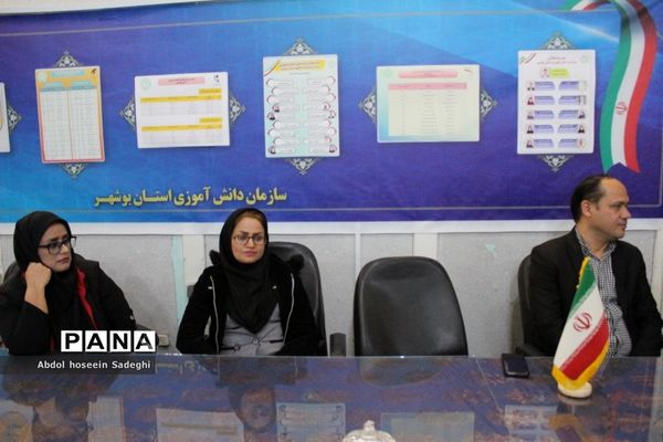 بازدید مدیر امور مالی سازمان دانش‌آموزی کشور از بوشهر