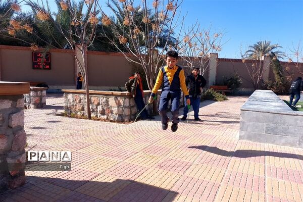 گردش فرهنگی ورزشی دانش‌آموزان مدرسه شهید دهستانی بافق