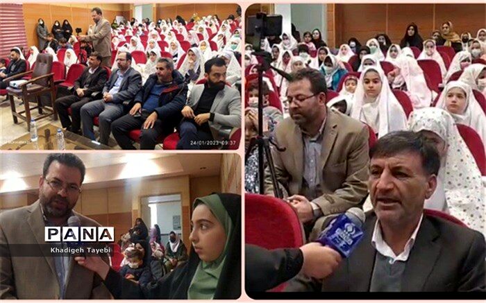 محفل انس با قران کریم و جشن عبادت دختران دبستان وحدت در دارالقران نور ایلام برگزار شد