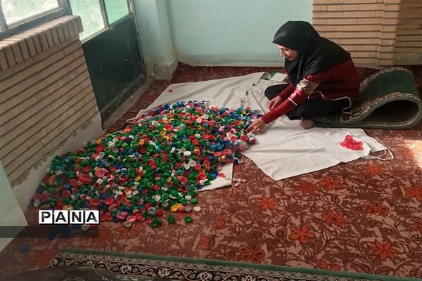خرید یک ویلچر هدیه با جمع‌آوری درب بطری‌های پلاستیکی