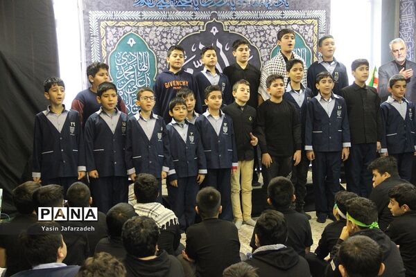 مراسم اقامه عزای دانش‌آموزان آموزشگاه 15خرداد اسلامشهر