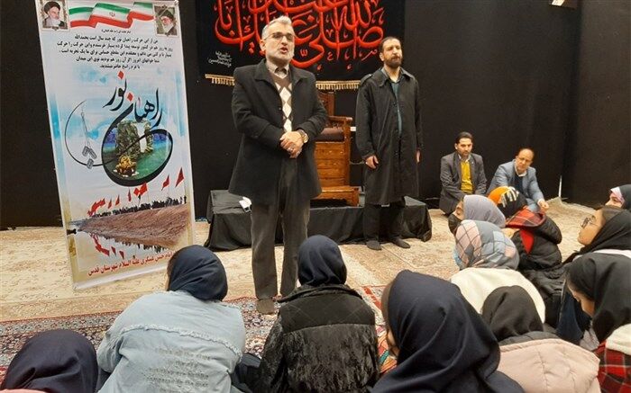 کاروان راهیان نور مدارس دخترانه شهرستان قدس، راهی مناطق عملیاتی جنوب کشور شد