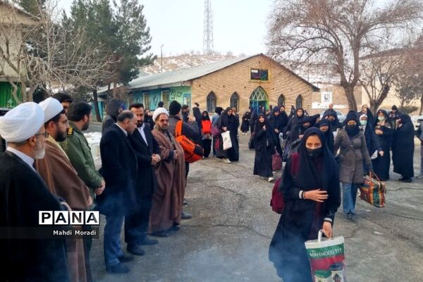 اعزام ۲۴۰ دانش‌آموز دختر دماوند به مناطق عملیاتی جنوب کشور