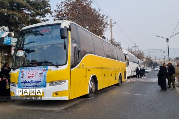اعزام ۲۴۰ دانش‌آموز دختر دماوند به مناطق عملیاتی جنوب کشور