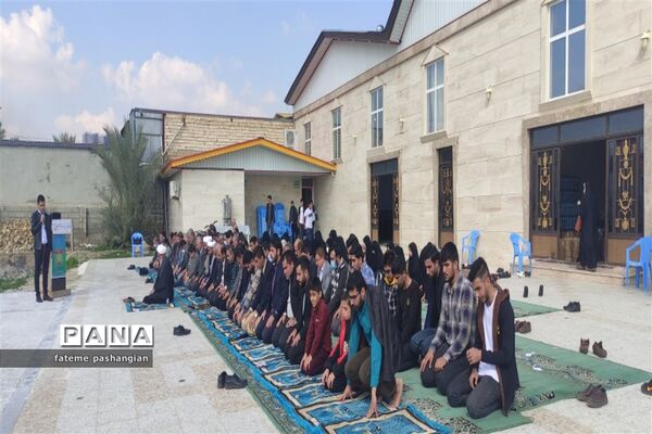 مراسم پیش اجلاسیه نماز اداره آموزش و پرورش منطقه خشت