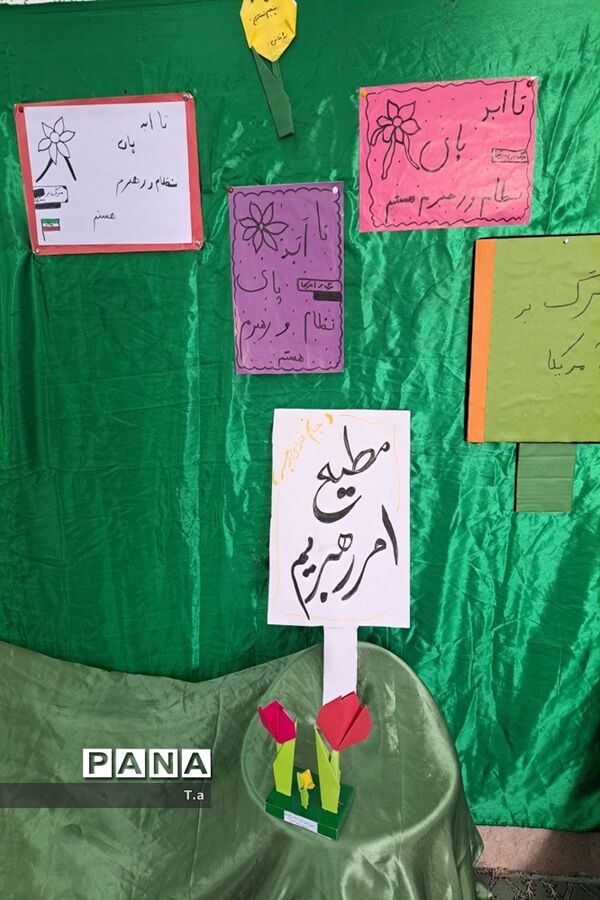 جشنواره خلاقیت ها  و ابتکارات دانش‌آموزی در آموزشگاه ۱۳ آبان بافق