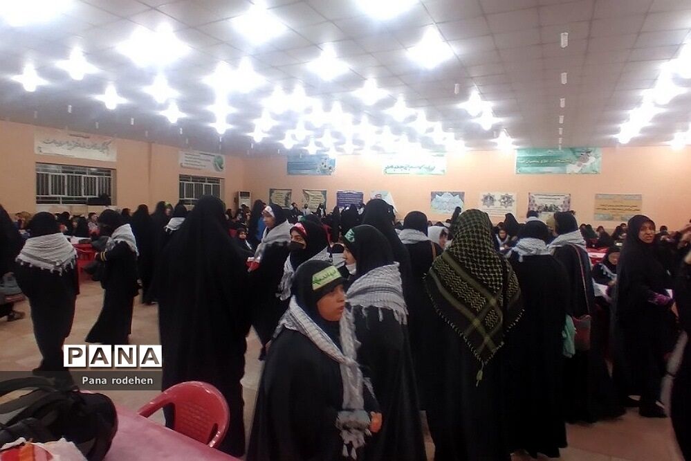 اختتامیه اردوی  راهیان نور دانش‌آموزان دختر رودهن