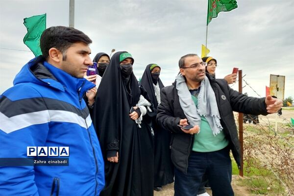 تجدید بیعت دانش‌‌‌آموزان ملارد با شهدا در فتح‌المبین