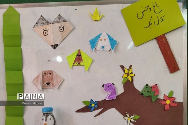 نمایشگاه جابربن حیان در دبستان امام‌حسن‌ مجتبی(ع) رودهن