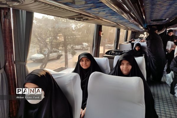 مراسم افتتاحیه اعزام راهیان نور دانش‌آموزی در اداره آموزش و پرورش شهرستان رباط‌کریم