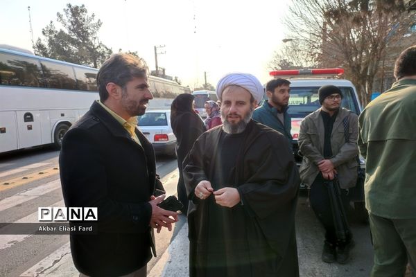 مراسم افتتاحیه اعزام راهیان نور دانش‌آموزی در اداره آموزش و پرورش شهرستان رباط‌کریم