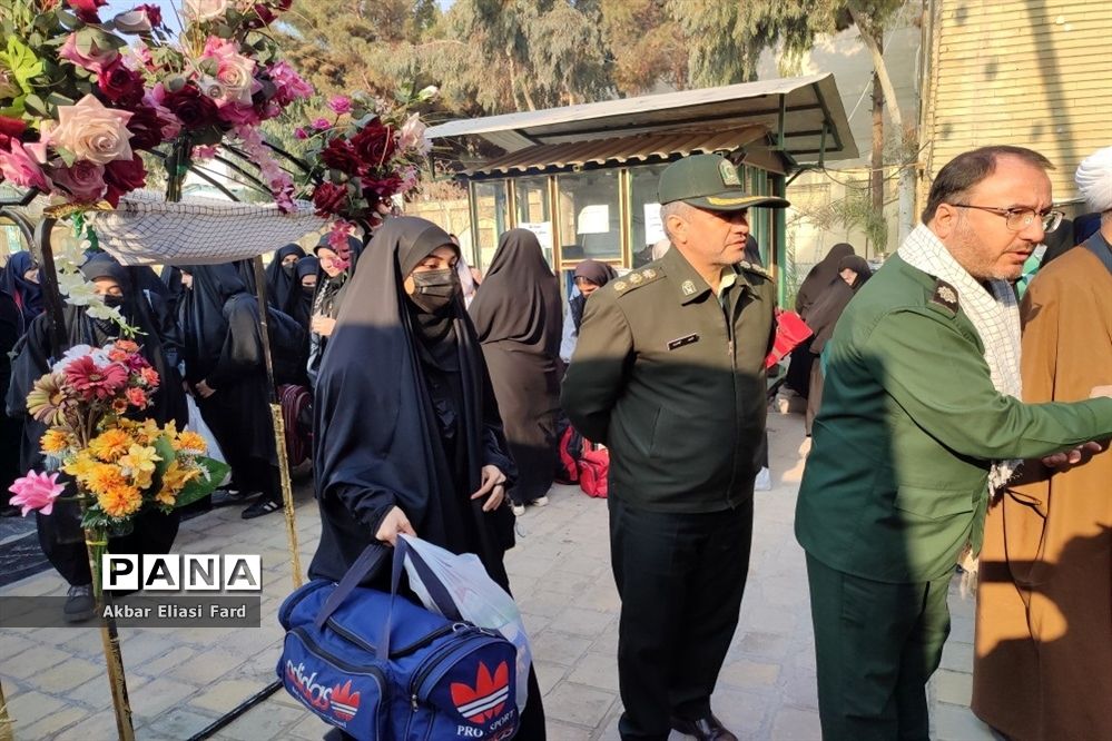 مراسم افتتاحیه اعزام راهیان نور دانش‌آموزی در اداره آموزش و پرورش شهرستان رباط‌کریم