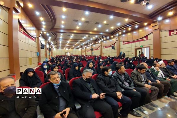 مراسم افتتاحیه اعزام راهیان نور دانش‌آموزی در اداره آموزش و پرورش شهرستان رباط‌کریم