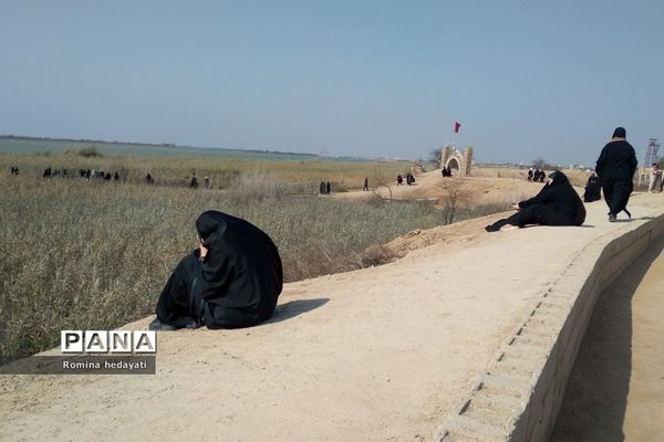 دانش‌آموزان رودهن در اردوی راهیان نور دشت ذوالفقاریه