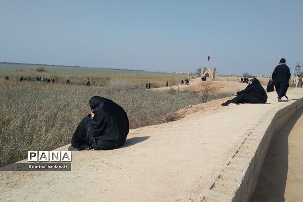 دانش‌آموزان رودهن در اردوی راهیان نور دشت ذوالفقاریه