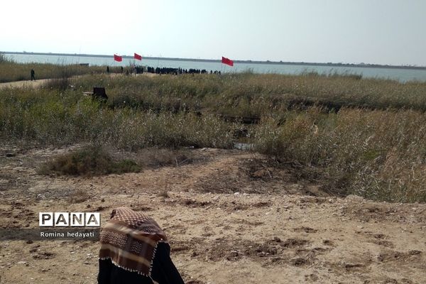 دانش‌آموزان رودهن در اردوی راهیان نور دشت ذوالفقاریه