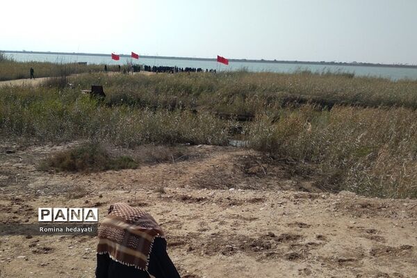 دانش‌آموزان رودهن در اردوی راهیان نور دشت ذوالفقاریه