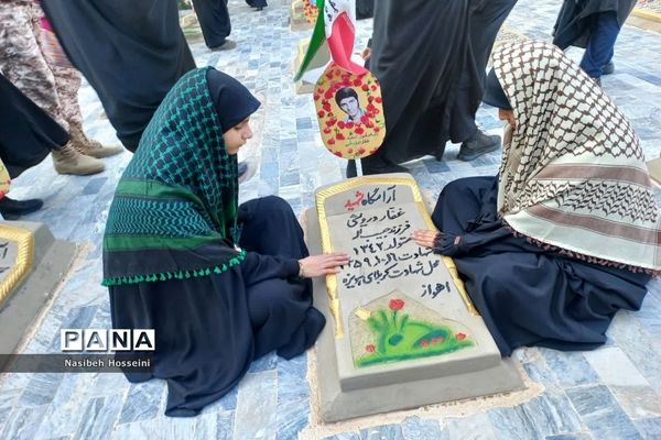 دانش‌آموزان دماوند در اردوی راهیان نور، جا پای شهدا گذاشتند