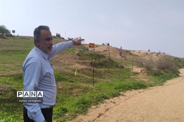 حضور دانش‌آموزان قائمشهری در یادمان عملیات فتح المبین