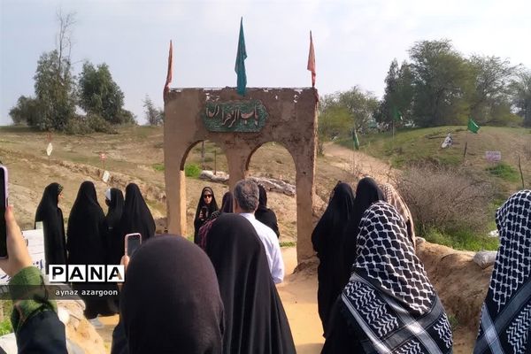 حضور دانش‌آموزان قائمشهری در یادمان عملیات فتح المبین