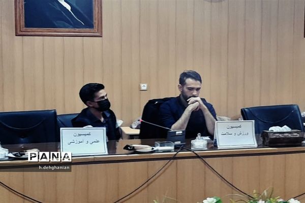 برگزاری دومین نشست مجلس دانش‌آموزی شهرستان تفت