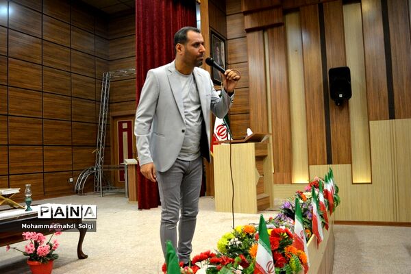 برگزاری مراسم اولین سالگرد تدفین شهید گمنام عملیات بدر در اردوگاه شهید منتظری