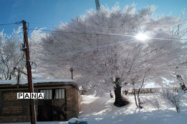 روز دل انگیز برفی در شهرستان بن