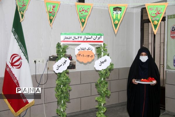 نواختن زنگ انقلاب در مدارس شهرستان بهبهان