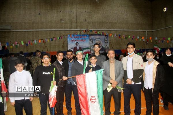 گلباران تمثال امام خمینی (ره) و شهدای انقلاب اسلامی شهرستان بهبهان