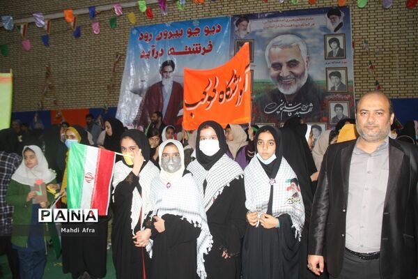 گلباران تمثال امام خمینی (ره) و شهدای انقلاب اسلامی شهرستان بهبهان