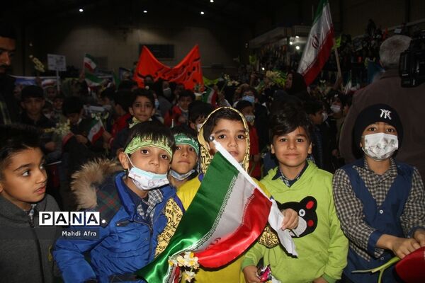 گلباران تمثال امام خمینی (ره) و شهدای انقلاب اسلامی شهرستان بهبهان