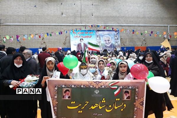 گلباران تمثال امام خمینی (ره) و شهدای انقلاب اسلامی شهرستان بهبهان
