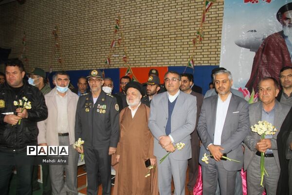 گلباران تمثال امام خمینی (ره) و شهدای انقلاب اسلامی شهرستان بهبهان