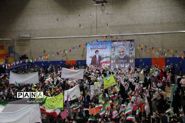 گلباران تمثال امام خمینی (ره) و شهدای انقلاب اسلامی شهرستان بهبهان