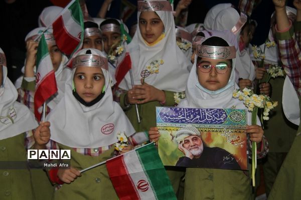 گلباران تمثال امام خمینی (ره) و شهدای انقلاب اسلامی شهرستان بهبهان