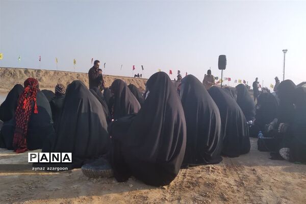 حضور دانش‌آموزان قائمشهری در یادمان شلمچه