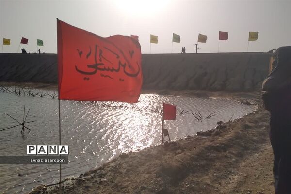 حضور دانش‌آموزان قائمشهری در یادمان شلمچه