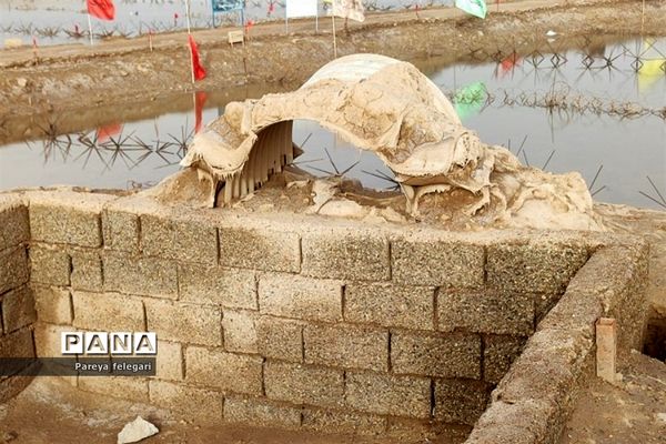 بازدید دختران دانش‌آموز شهرستان قرچک، از منطقه جنگی شلمچه و اروند رود