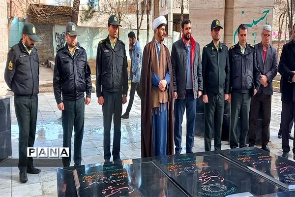 برگزاری مراسم غبار‌روبی مزار شهدای شهرستان نظرآباد