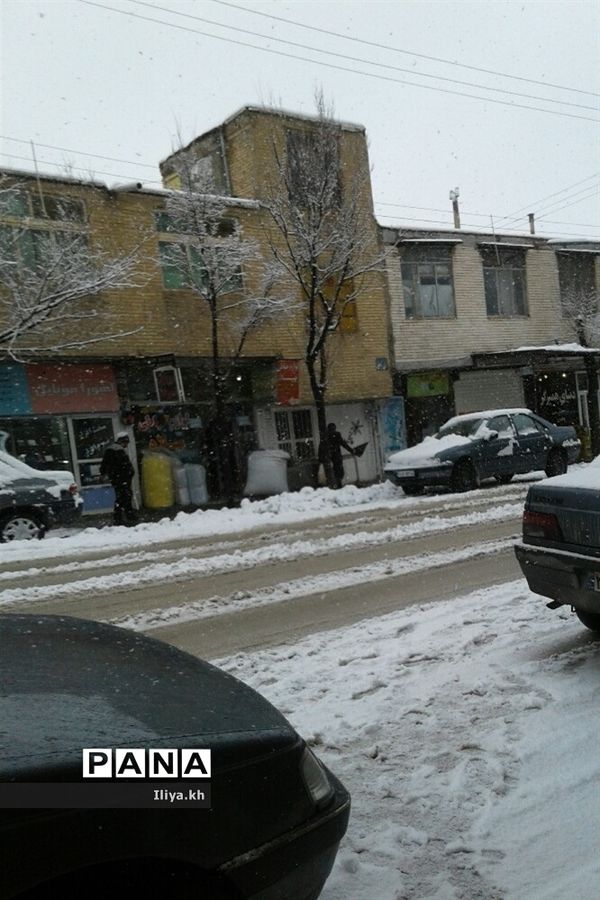 بارش سنگین برف در فارسان