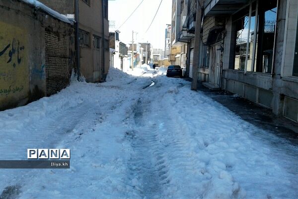 بارش سنگین برف در فارسان