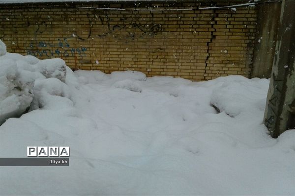 بارش سنگین برف در فارسان