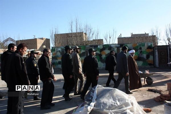 گلباران مزار شهدای گمنام در بخش جوادآباد