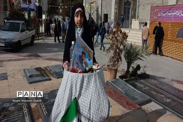 آیین گلباران و عطرافشانی مزار شهدای آستان امامزاده عقیل(ع) اسلامشهر