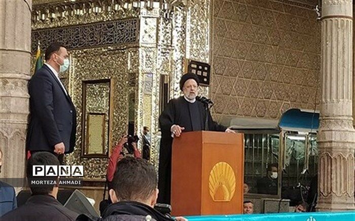 حضور ریاست جمهوری اسلامی ایران در حرم مطهر حضرت عبدالعظیم حسنی(ع)/فیلم